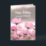 Blume Bouquet Friend Christlich Geburtstagskarte Karte<br><div class="desc">Vintage Blume Bouquet für Ihren besten Freund Geburtstag im Vers beinhaltet Mai werden Sie mit Gottes Liebe und Freude an Ihrem besonderen Tag und jeden Tag duscht</div>