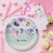 Blume-Bouquet für jede Anlässe Pappteller (Party)