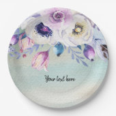 Blume-Bouquet für jede Anlässe Pappteller (Vorderseite)