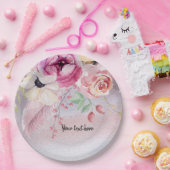 Blume-Bouquet für jede Anlässe Pappteller (Party)