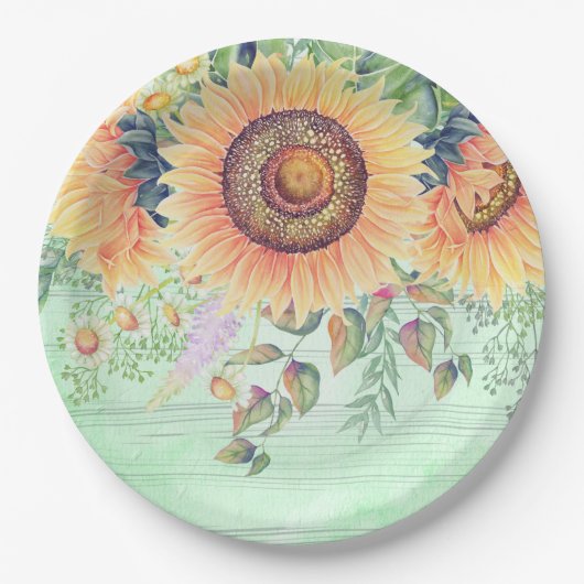 Blume-Bouquet für jede Anlässe Pappteller (Vorderseite)