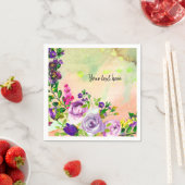 Blume-Bouquet für jede Anlässe Serviette (Beispiel)