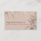 Blume Bouquet Garden Visitenkarte (Vorderseite)