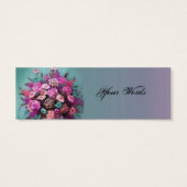 Blume Bouquet-Geschenk-Tag (Rückseite)