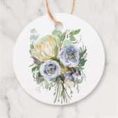 Blume Bouquet Geschenkanhänger (Rückseite)