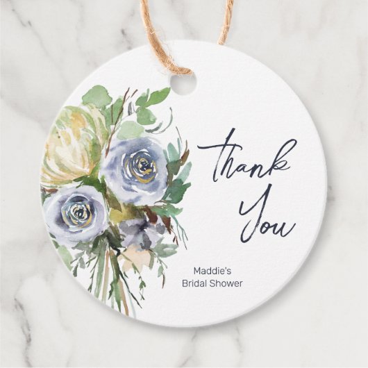 Blume Bouquet Geschenkanhänger (Vorderseite)