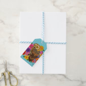 Blume Bouquet Geschenkanhänger (Mit Garn)
