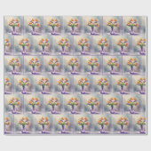 Blume Bouquet Geschenkpapier (Flach)