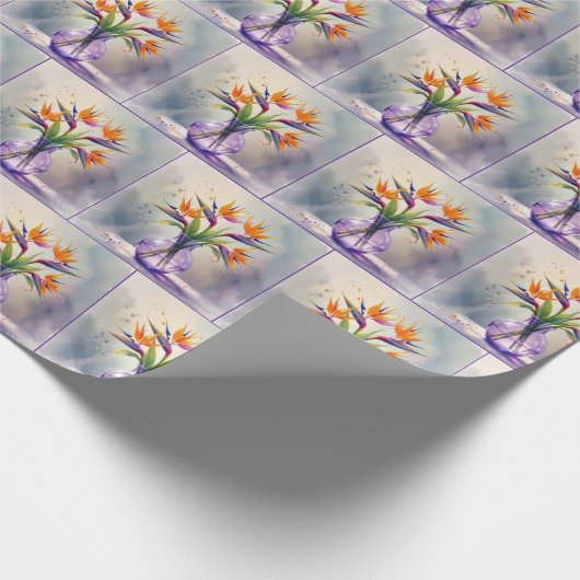 Blume Bouquet Geschenkpapier (Ecke)
