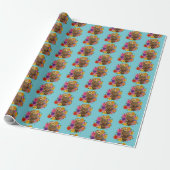 Blume Bouquet Geschenkpapier (Ungerollt)