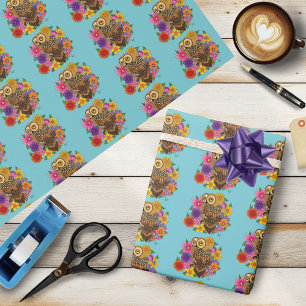 Blume Bouquet Geschenkpapier