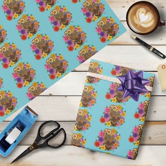 Blume Bouquet Geschenkpapier