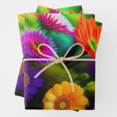 Blume Bouquet Geschenkpapier Set (Beispiel)