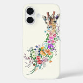Blume Bouquet Giraffe Case-Mate iPhone Hülle (Rückseite)