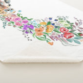 Blume Bouquet Giraffe Sherpa Blanket Sherpadecke (3/4)