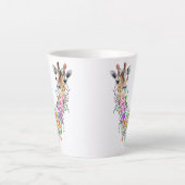 Blume Bouquet Giraffe Tasse (Vorderseite)
