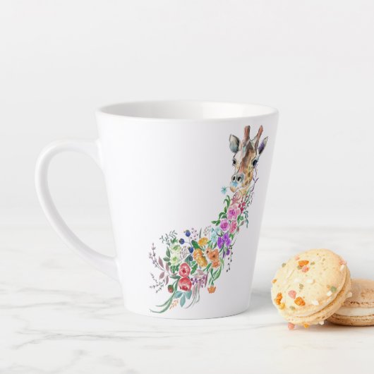 Blume Bouquet Giraffe Tasse (Beispiel)