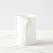 Blume Bouquet Giraffe Tasse (Rückseite)