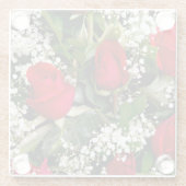 Blume Bouquet Glasuntersetzer (Rückseite)