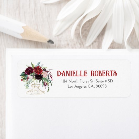 Blume Bouquet Gold Vintage Vase (Insitu)