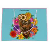 Blume Bouquet Große Geschenktüte (Vorderseite)