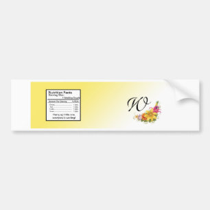 Blume Bouquet Hochzeitswasserflasche Autoaufkleber