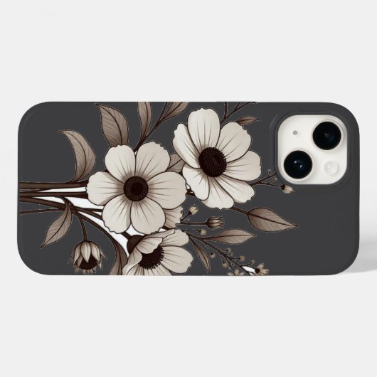 Blume Bouquet iPhone / iPad Gehäuse Case-Mate iPhone Hülle (Rückseite (Horizontal))