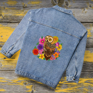 Blume Bouquet Jeansjacke