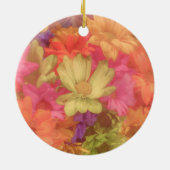Blume Bouquet Keramik Ornament (Hinten)