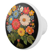 Blume Bouquet Keramikknauf (Rechts)