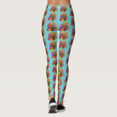 Blume Bouquet Leggings (Rückseite)