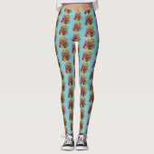 Blume Bouquet Leggings (Vorderseite)