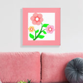 BLUME BOUQUET LEINWANDDRUCK (Insitu (Wohnzimmer))