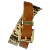 Blume Bouquet Liebe und Hochzeitsaisle Bibel Verse Armbanduhr (Rückseite)