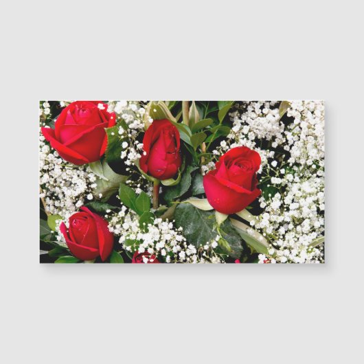Blume Bouquet Magnetkarte (Vorderseite)