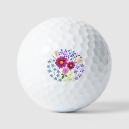 Blume Bouquet mit Dahlia Golf Balls Golfball