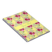 Blume Bouquet mit Dahlia-Notebook Notizblock (Rechte Seite)