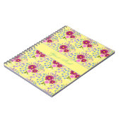 Blume Bouquet mit Dahlia-Notebook Notizblock (Linke Seite)