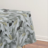 Blume Bouquet mit weißem Hibiskus Tischdecke (Beispiel)