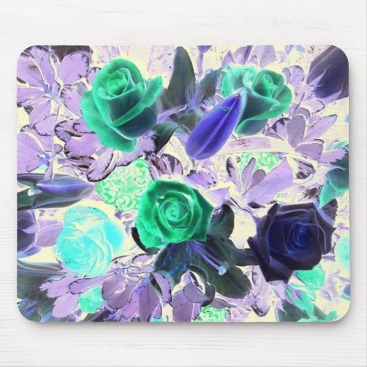 Blume Bouquet Mousepad (Vorne)