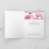 Blume Bouquet Mutter Christlich Geburtstagskarte Karte (Innenseite)