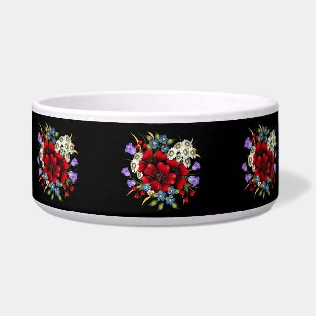 Blume Bouquet Napf (Vorderseite)