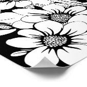 Blume Bouquet Nature Blumenfarben Poster (Ecke)