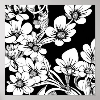 Blume Bouquet Nature Blumenfarben Poster