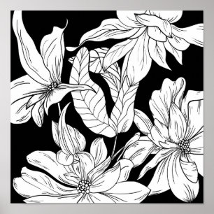 Blume Bouquet Nature Blumenfarben Poster
