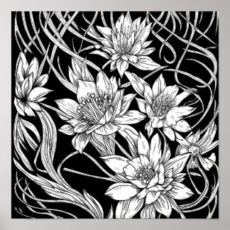 Blume Bouquet Nature Blumenfarben Seite Poster