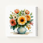 Blume Bouquet Notizblock (Rückseite)