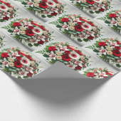 Blume Bouquet Orchids Gerbera Rose Geschenkpapier (Ecke)
