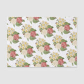 Blume Bouquet Pattern Seidenpapier (Vorderseite)