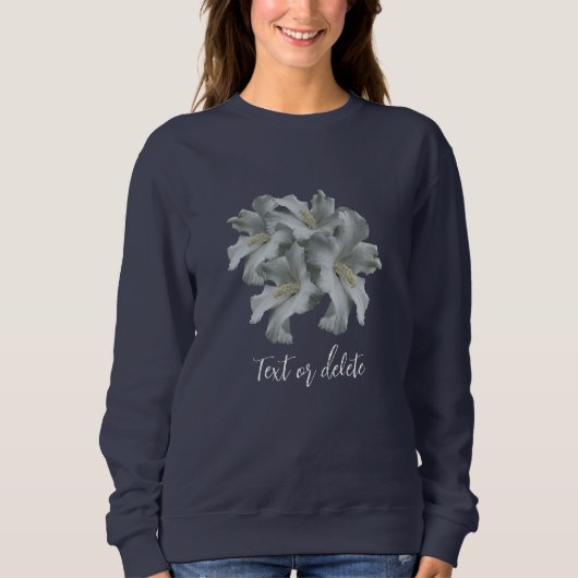 Blume Bouquet Personalisiert Sweatshirt (Vorderseite)